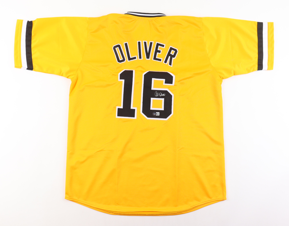 Al Oliver Signed Jersey (Beckett) at PristineAuction.com Al Oliver Signed Jersey (Beckett) at PristineAuction.com
