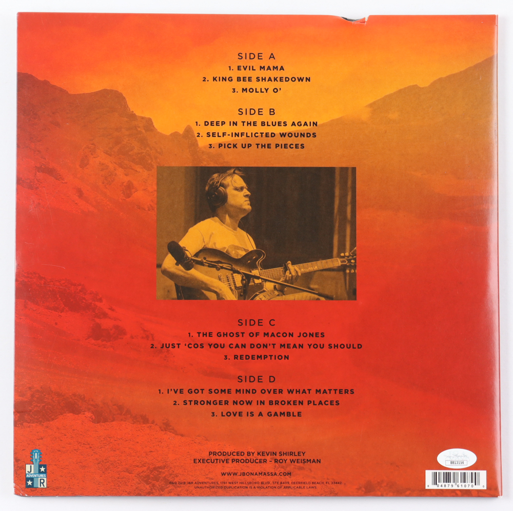 Joe Bonamassa Signed "Redemption" Vinyl Record Album (JSA) at PristineAuction.com Joe Bonamassa Signed "Redemption" Vinyl Record Album (JSA) at PristineAuction.com