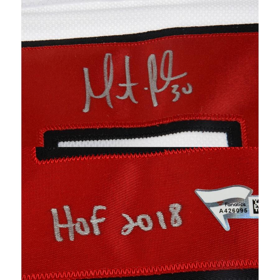 Martin Brodeur Signed Devils Adidas Jersey Inscribed "HOF 2018" (Fanatics) at PristineAuction.com Martin Brodeur Signed Devils Adidas Jersey Inscribed "HOF 2018" (Fanatics) at PristineAuction.com
