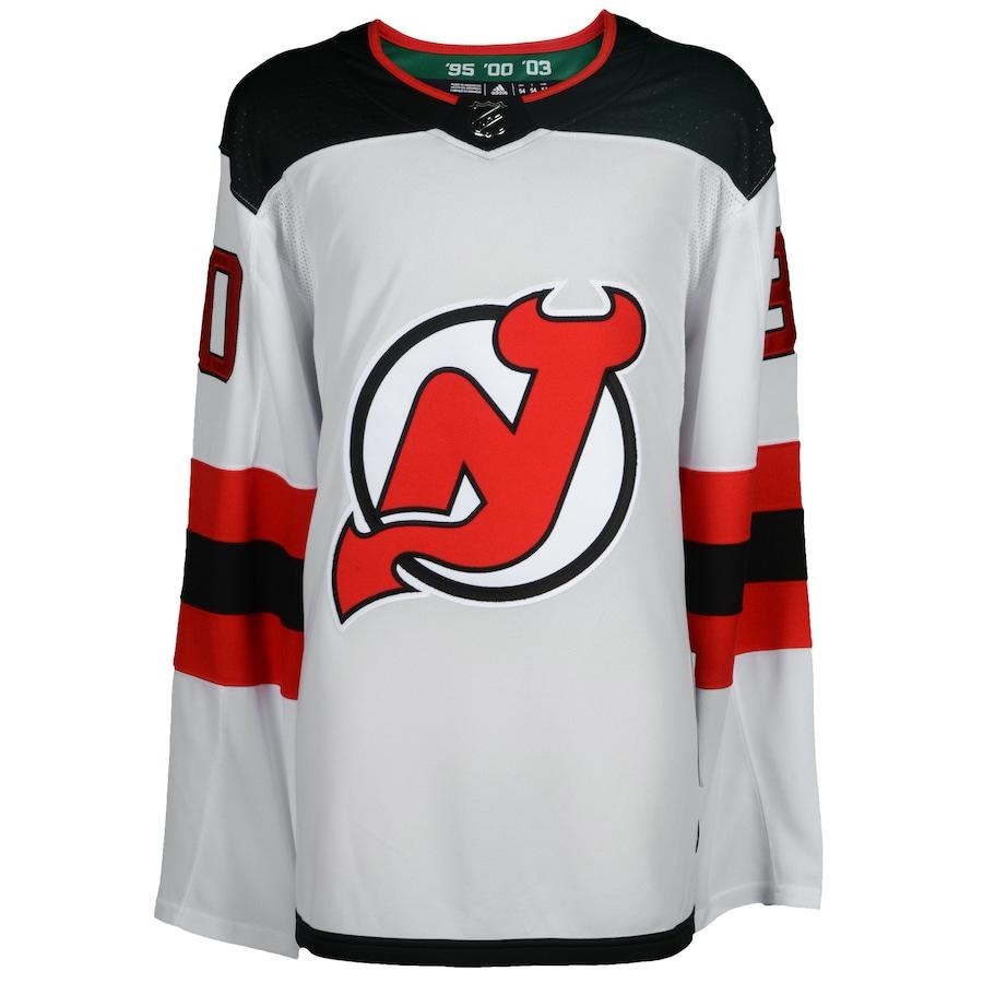 Martin Brodeur Signed Devils Adidas Jersey Inscribed "HOF 2018" (Fanatics) at PristineAuction.com Martin Brodeur Signed Devils Adidas Jersey Inscribed "HOF 2018" (Fanatics) at PristineAuction.com