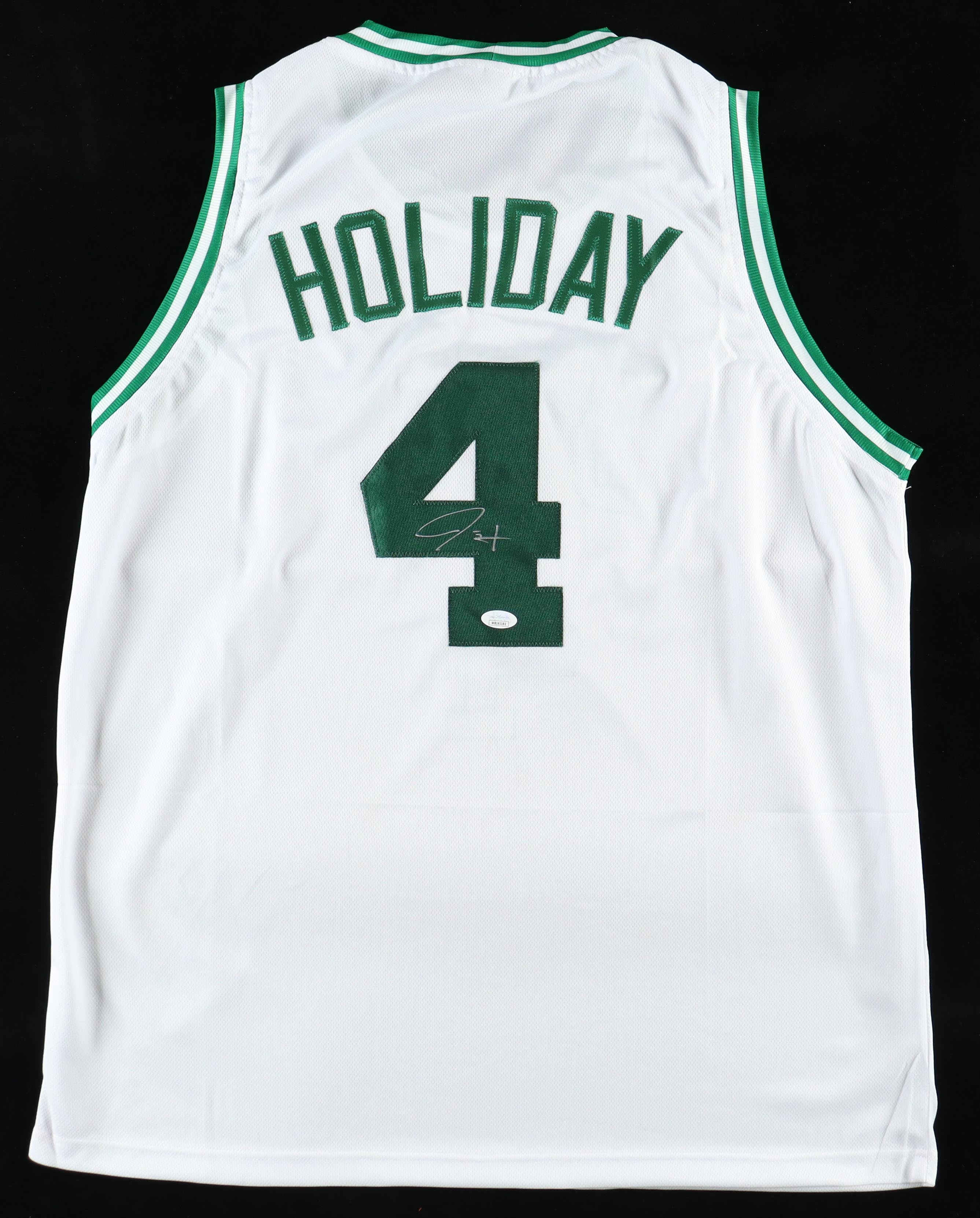 Jrue Holiday Signed Jersey (JSA) at PristineAuction.com Jrue Holiday Signed Jersey (JSA) at PristineAuction.com