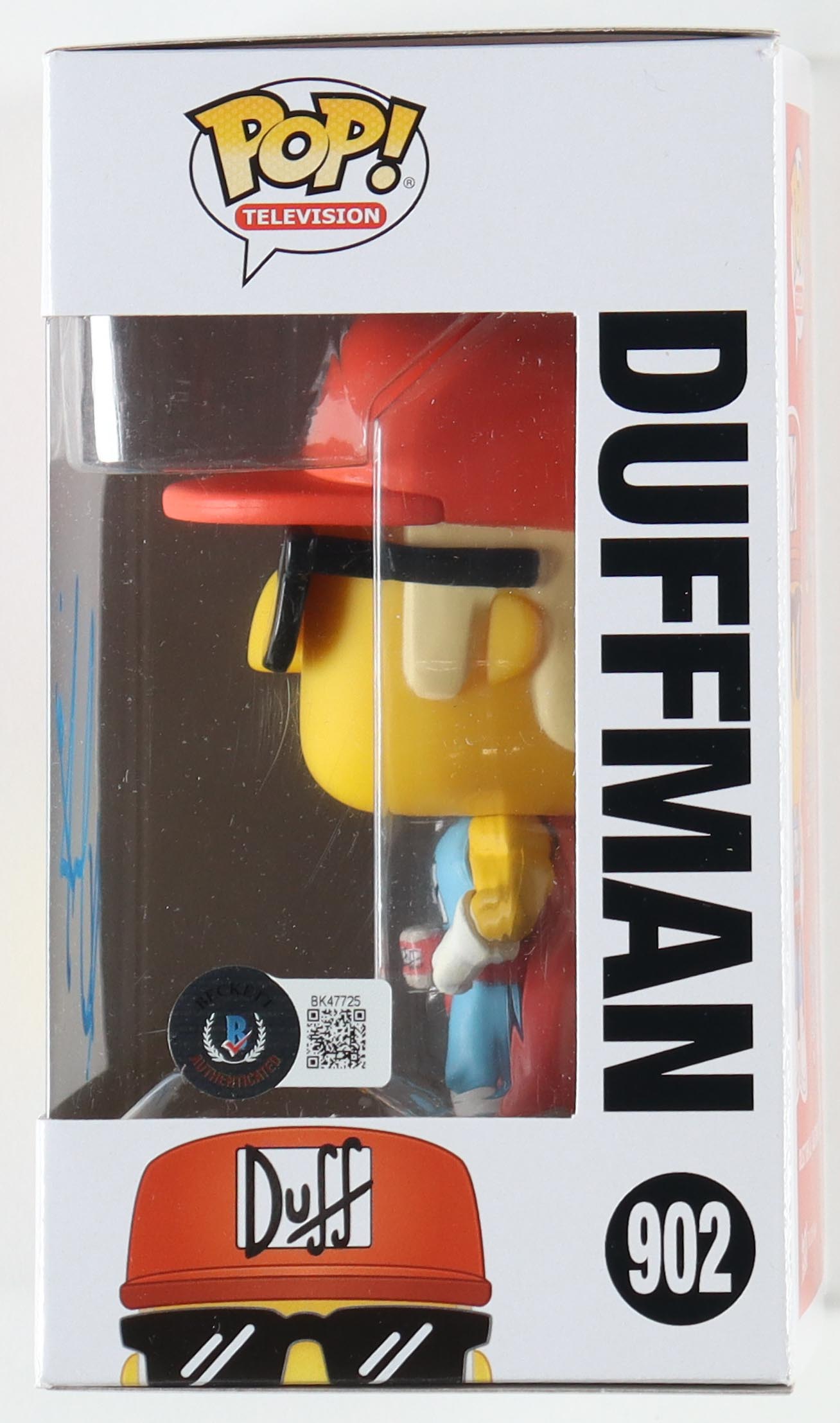 Hank Azaria Signed "The Simpsons" #902 Duffman Funko Pop! Vinyl Figure (Beckett) at PristineAuction.com Hank Azaria Signed "The Simpsons" #902 Duffman Funko Pop! Vinyl Figure (Beckett) at PristineAuction.com