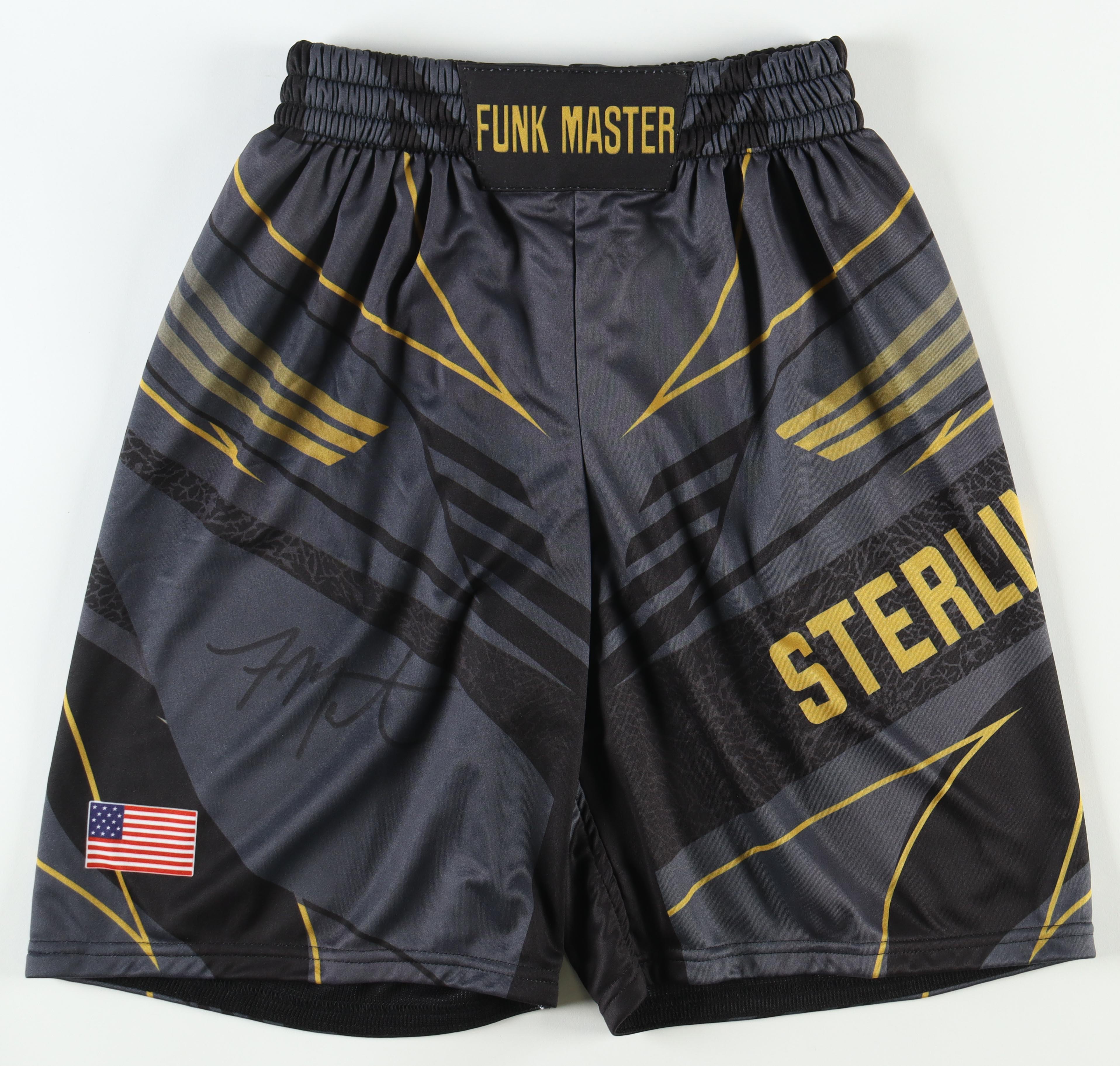 Aljamain Sterling Signed UFC Fight Shorts (Beckett) at PristineAuction.com Aljamain Sterling Signed UFC Fight Shorts (Beckett) at PristineAuction.com