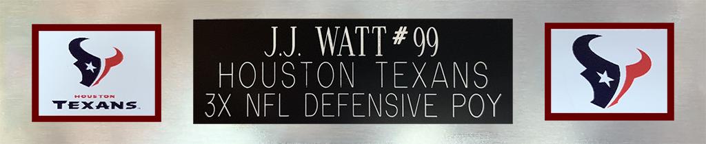 JJ Watt Signed Custom Framed Jersey Display (Beckett) at PristineAuction.com JJ Watt Signed Custom Framed Jersey Display (Beckett) at PristineAuction.com