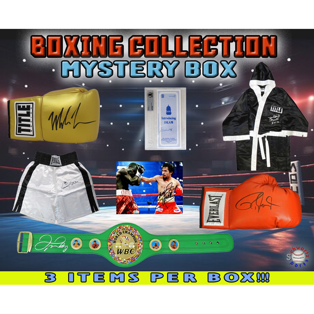 Boxing Collection (3 Boxing Autographs Per Box) Signed Mystery Box