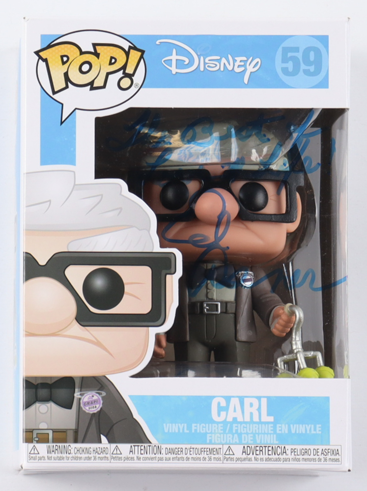 Ed Asner Signed "Disney" #59 Carl Funko Pop! Vinyl Figure Inscribed "The Best of Love & Life!" (JSA) at PristineAuction.com Ed Asner Signed "Disney" #59 Carl Funko Pop! Vinyl Figure Inscribed "The Best of Love & Life!" (JSA) at PristineAuction.com