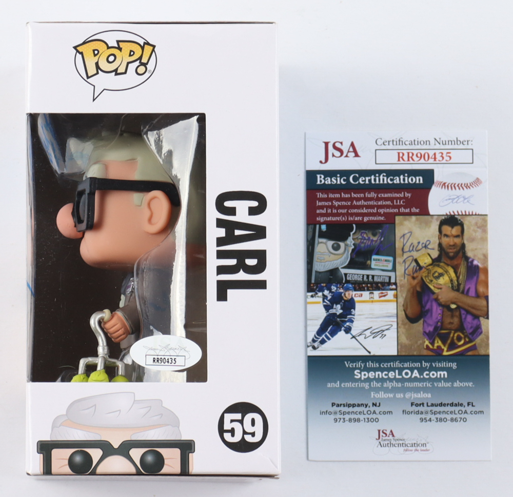 Ed Asner Signed "Disney" #59 Carl Funko Pop! Vinyl Figure Inscribed "The Best of Love & Life!" (JSA) at PristineAuction.com Ed Asner Signed "Disney" #59 Carl Funko Pop! Vinyl Figure Inscribed "The Best of Love & Life!" (JSA) at PristineAuction.com