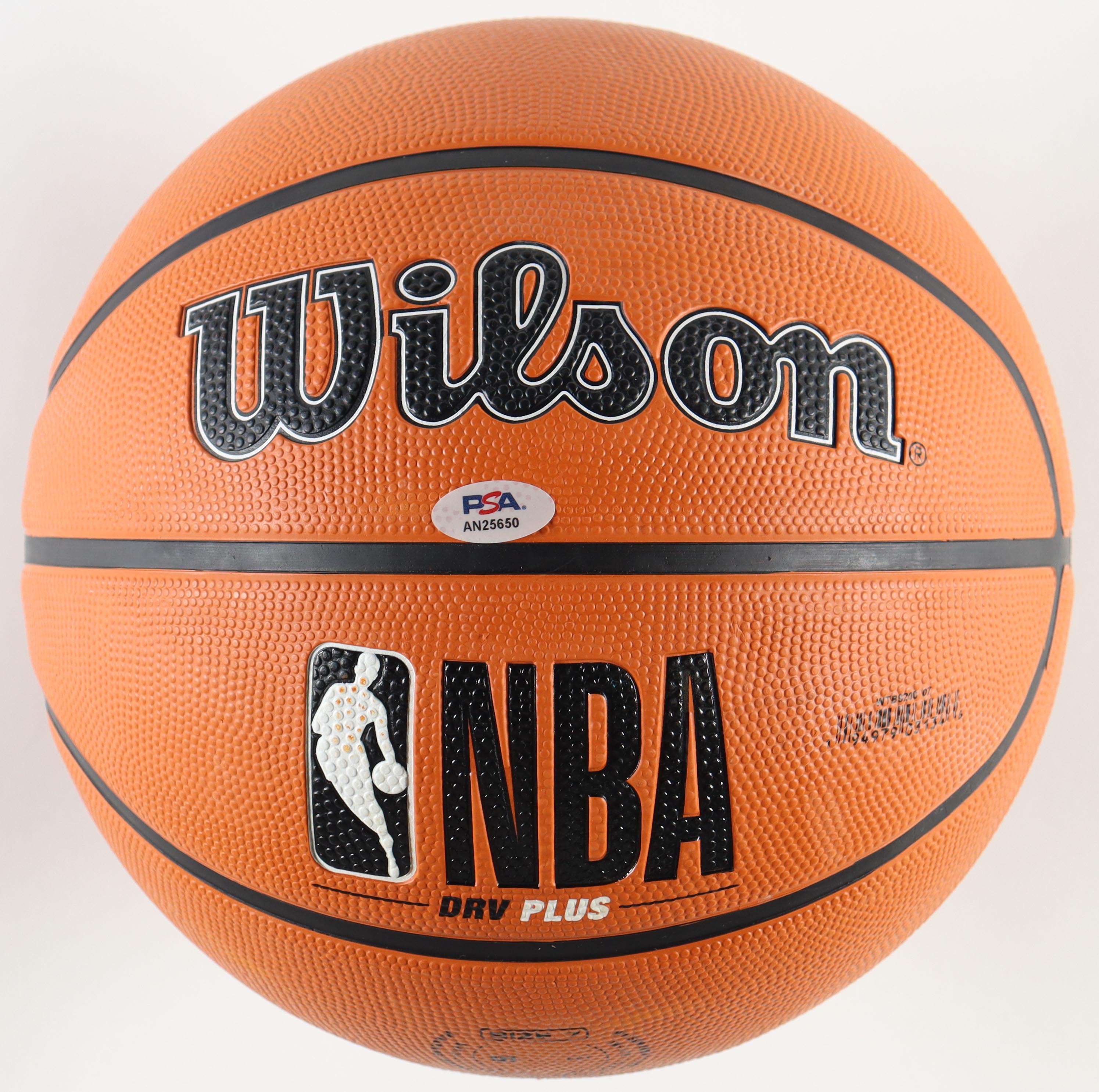 Jerry West Signed White NBA Logo Basketball Inscribed "The Logo" with Photo Back Display Case (PSA) at PristineAuction.com Jerry West Signed White NBA Logo Basketball Inscribed "The Logo" with Photo Back Display Case (PSA) at PristineAuction.com