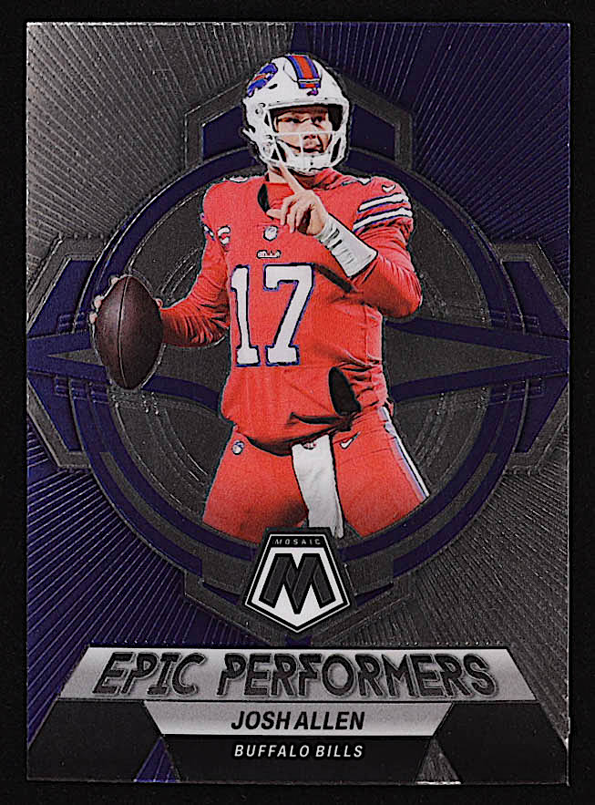 Josh Allen 2023 Panini Mosaic Epic Performers #3 at PristineAuction.com Josh Allen 2023 Panini Mosaic Epic Performers #3 at PristineAuction.com
