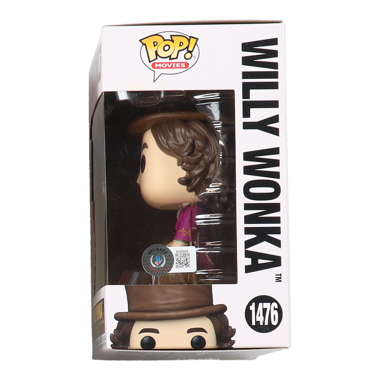 Timothee Chalamet Signed "Wonka" #1476 Willy Wonka Funko Pop! Vinyl Figure (Beckett) at PristineAuction.com Timothee Chalamet Signed "Wonka" #1476 Willy Wonka Funko Pop! Vinyl Figure (Beckett) at PristineAuction.com
