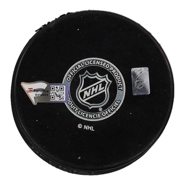 Mark Stone Signed Golden Knights Logo Hockey Puck Inscribed "1st VGK Captain" (Fanatics) at PristineAuction.com Mark Stone Signed Golden Knights Logo Hockey Puck Inscribed "1st VGK Captain" (Fanatics) at PristineAuction.com