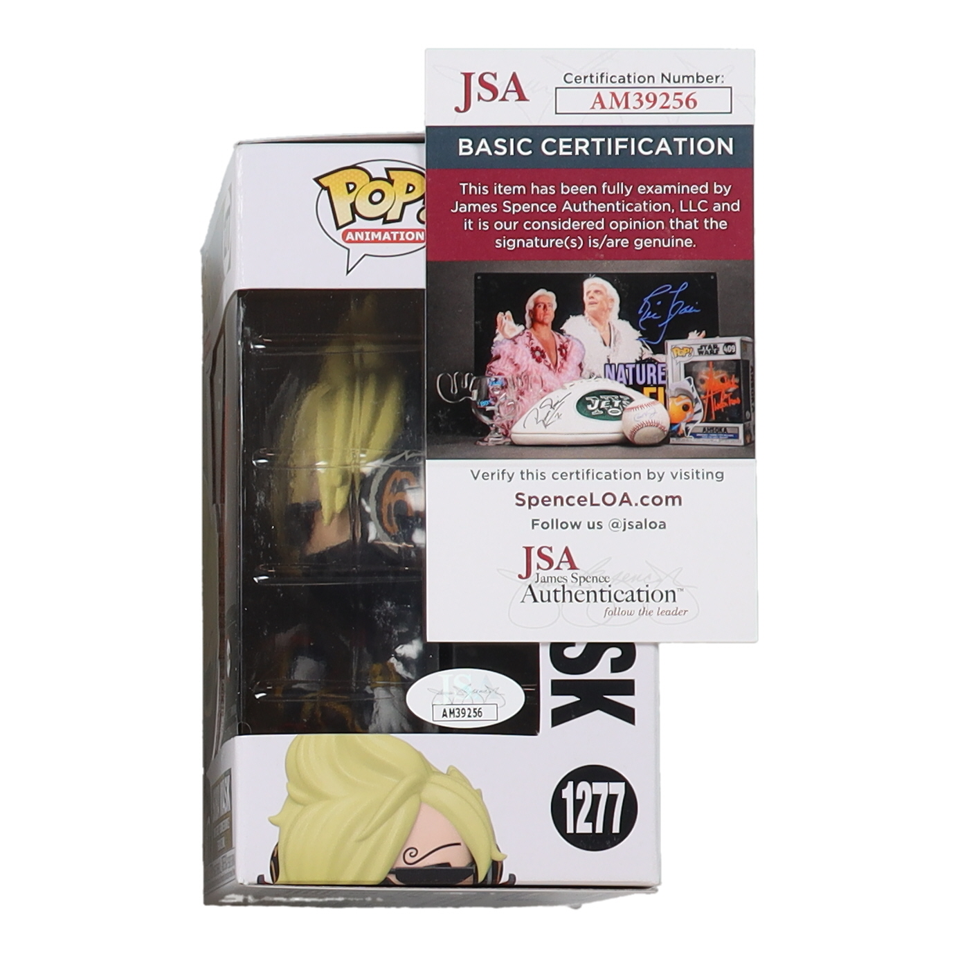 Eric Vale Signed "One Piece" #1277 Soba Mask Funko Pop! Vinyl Figure (JSA) at PristineAuction.com Eric Vale Signed "One Piece" #1277 Soba Mask Funko Pop! Vinyl Figure (JSA) at PristineAuction.com