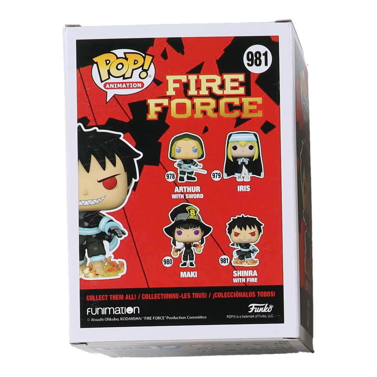 Derick Snow Signed "Fire Force" #981 Shinra with Fire Funko Pop! Vinyl Figure (JSA) at PristineAuction.com Derick Snow Signed "Fire Force" #981 Shinra with Fire Funko Pop! Vinyl Figure (JSA) at PristineAuction.com