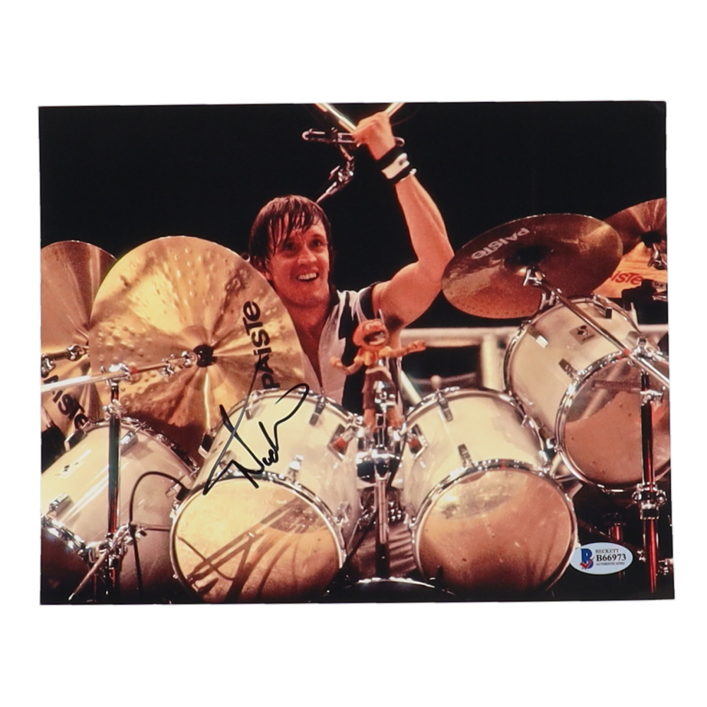 Nicko McBrain Signed 8x10 Photo (Beckett) | Pristine Auction