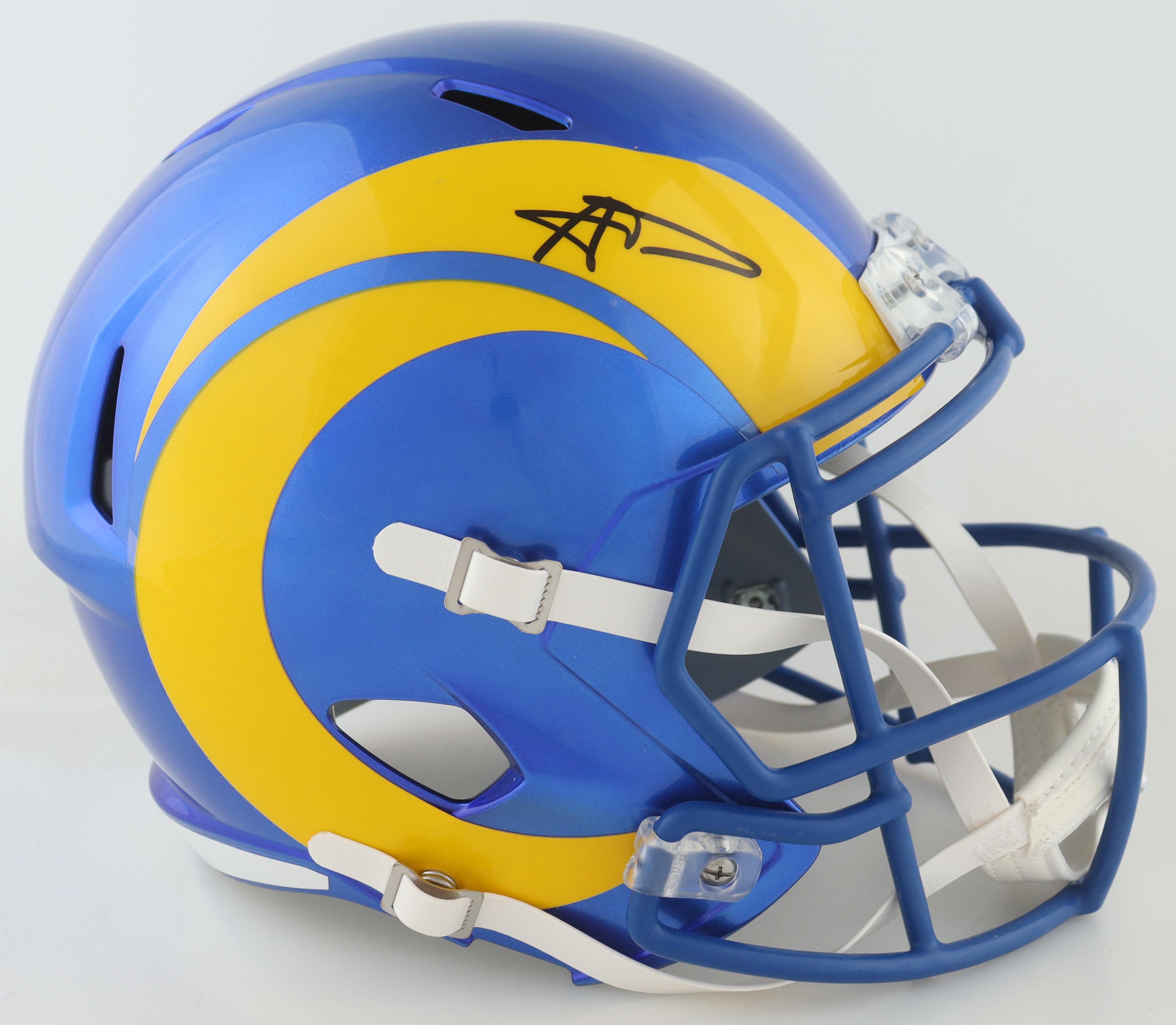 Aaron Donald Signed Rams Full-Size Speed Helmet (JSA & SportsMemorabilia) at PristineAuction.com Aaron Donald Signed Rams Full-Size Speed Helmet (JSA & SportsMemorabilia) at PristineAuction.com