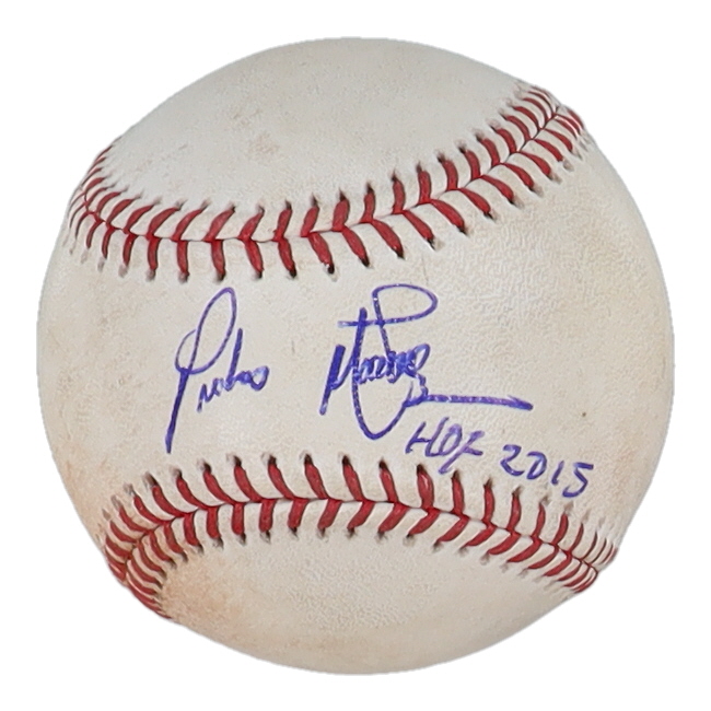 Pedro Martinez Signed OML Baseball Inscribed "HOF 2015" (JSA) at PristineAuction.com Pedro Martinez Signed OML Baseball Inscribed "HOF 2015" (JSA) at PristineAuction.com
