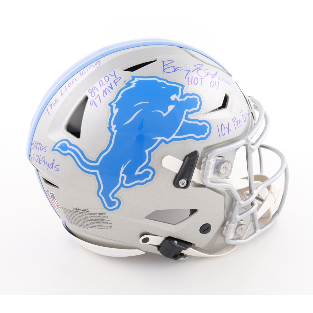detroit lions speedflex helmet Party Animal NFL Jumbo Squeezymates Squeezy Helmet Figurine, Team Colors, 4" Tall : Sports & Outdoors This Riddell Speed Flex Mid Barry Sanders Signed Detroit Lions