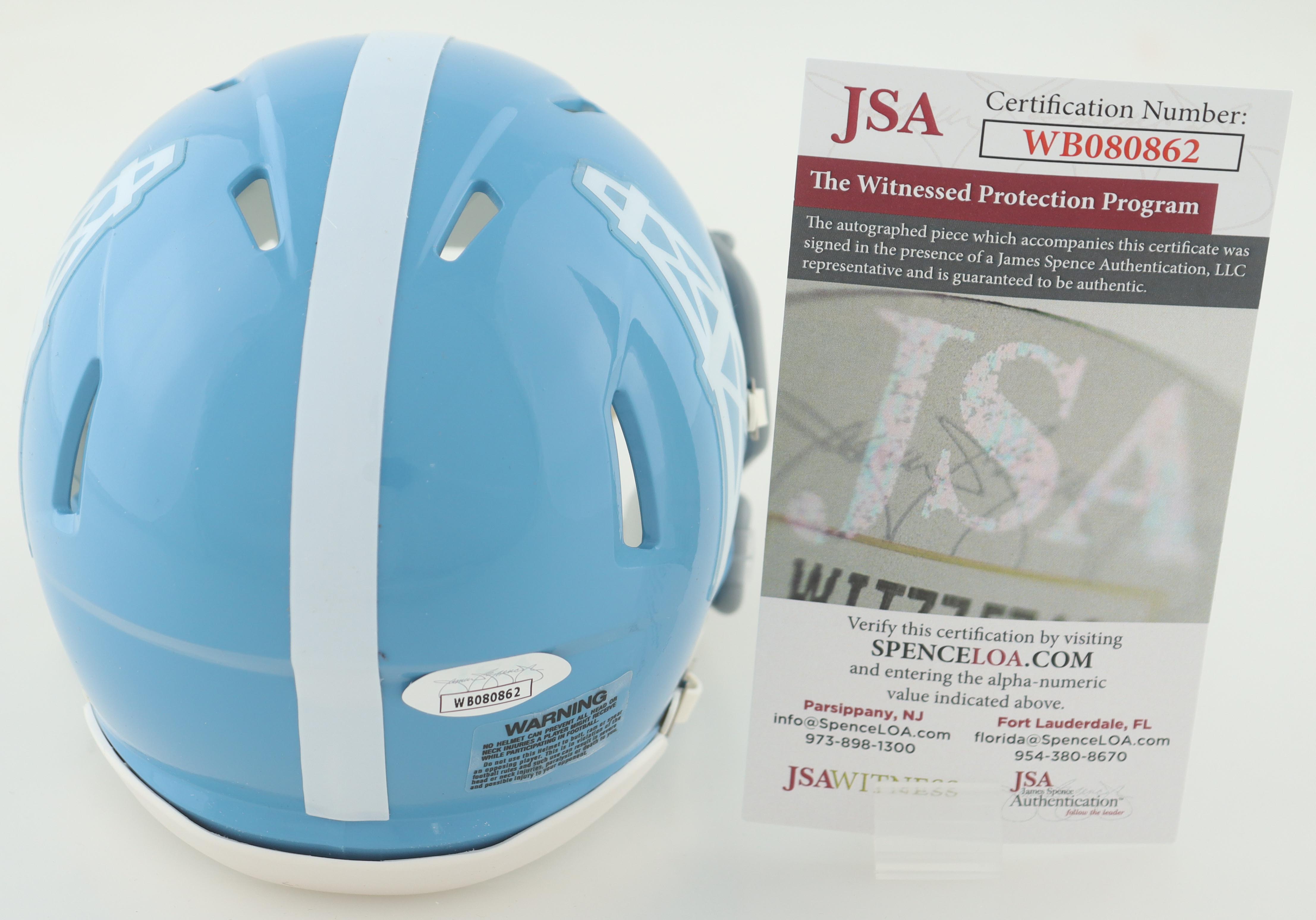 Tyjae Spears Signed Oilers Speed Mini Helmet (JSA) at PristineAuction.com Tyjae Spears Signed Oilers Speed Mini Helmet (JSA) at PristineAuction.com