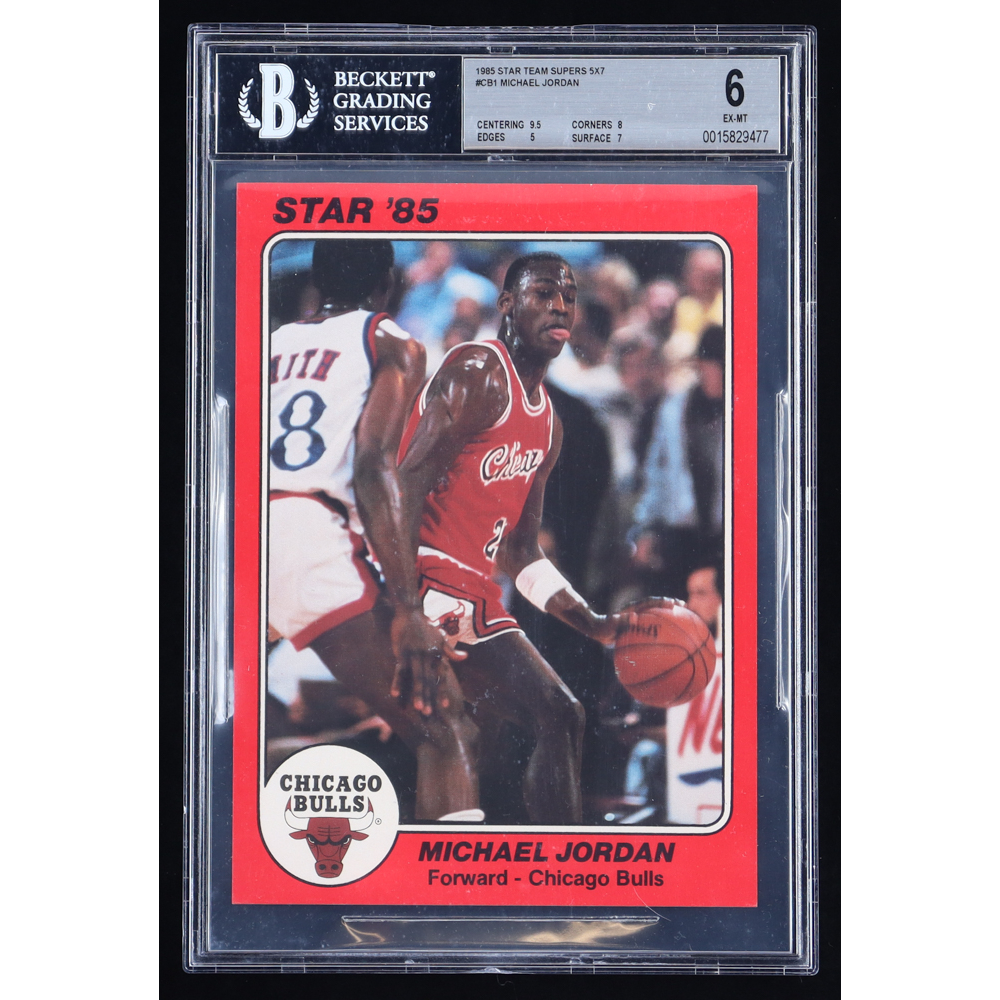 michael jordan star 85 card