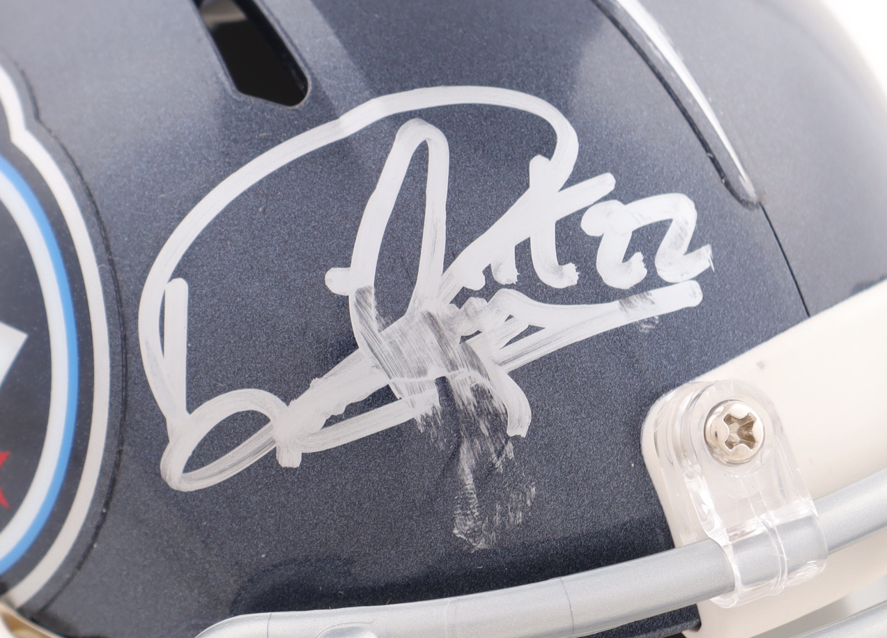 Derrick Henry Signed Titans Speed Mini Helmet (Fanatics) at PristineAuction.com Derrick Henry Signed Titans Speed Mini Helmet (Fanatics) at PristineAuction.com