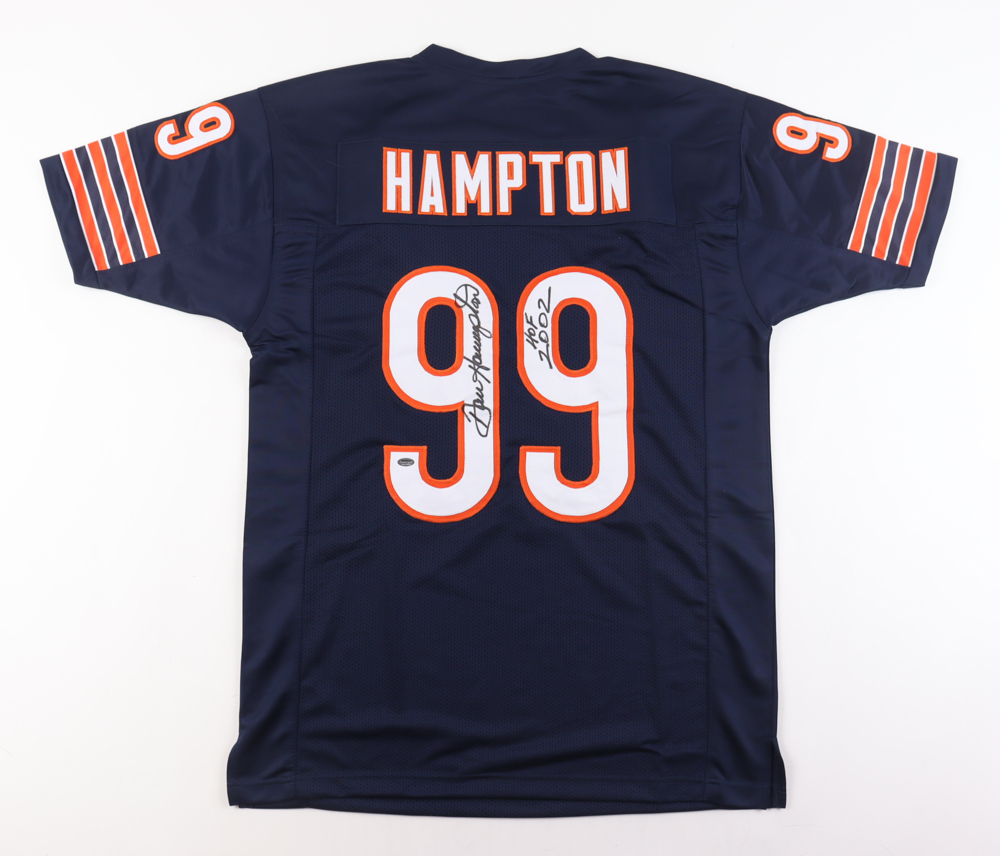 Dan Hampton Signed Jersey Inscribed "HOF 2002" (Schwartz) at PristineAuction.com Dan Hampton Signed Jersey Inscribed "HOF 2002" (Schwartz) at PristineAuction.com