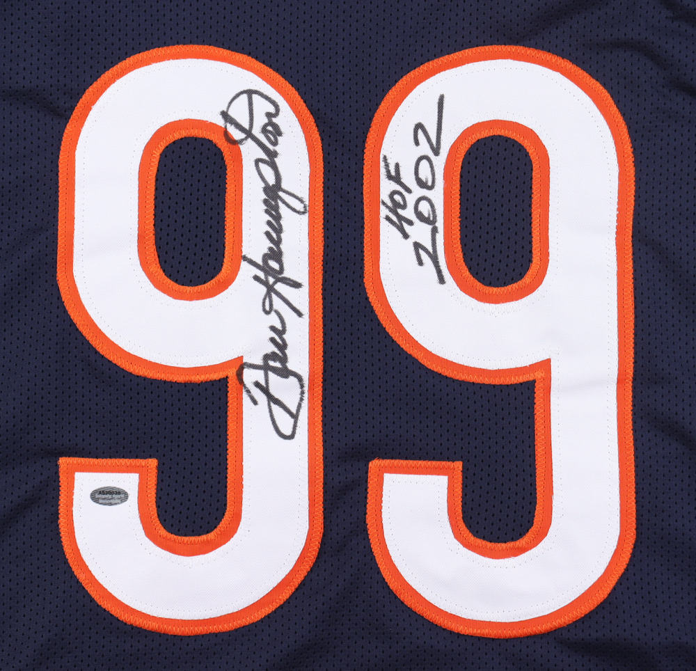 Dan Hampton Signed Jersey Inscribed "HOF 2002" (Schwartz) at PristineAuction.com Dan Hampton Signed Jersey Inscribed "HOF 2002" (Schwartz) at PristineAuction.com