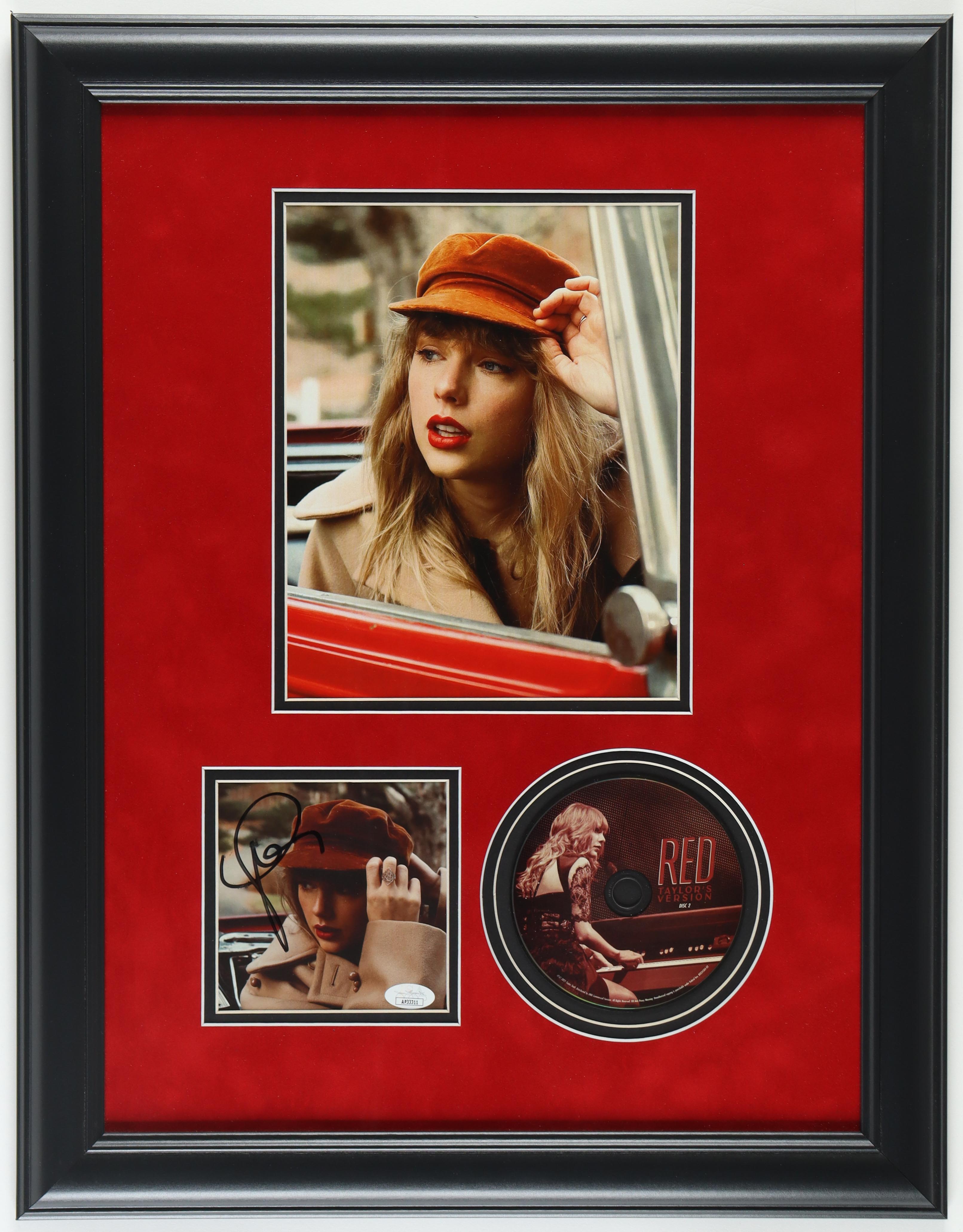 RED (Taylor's Version) - サイン入り Taylor Swift Signed Custom Framed 