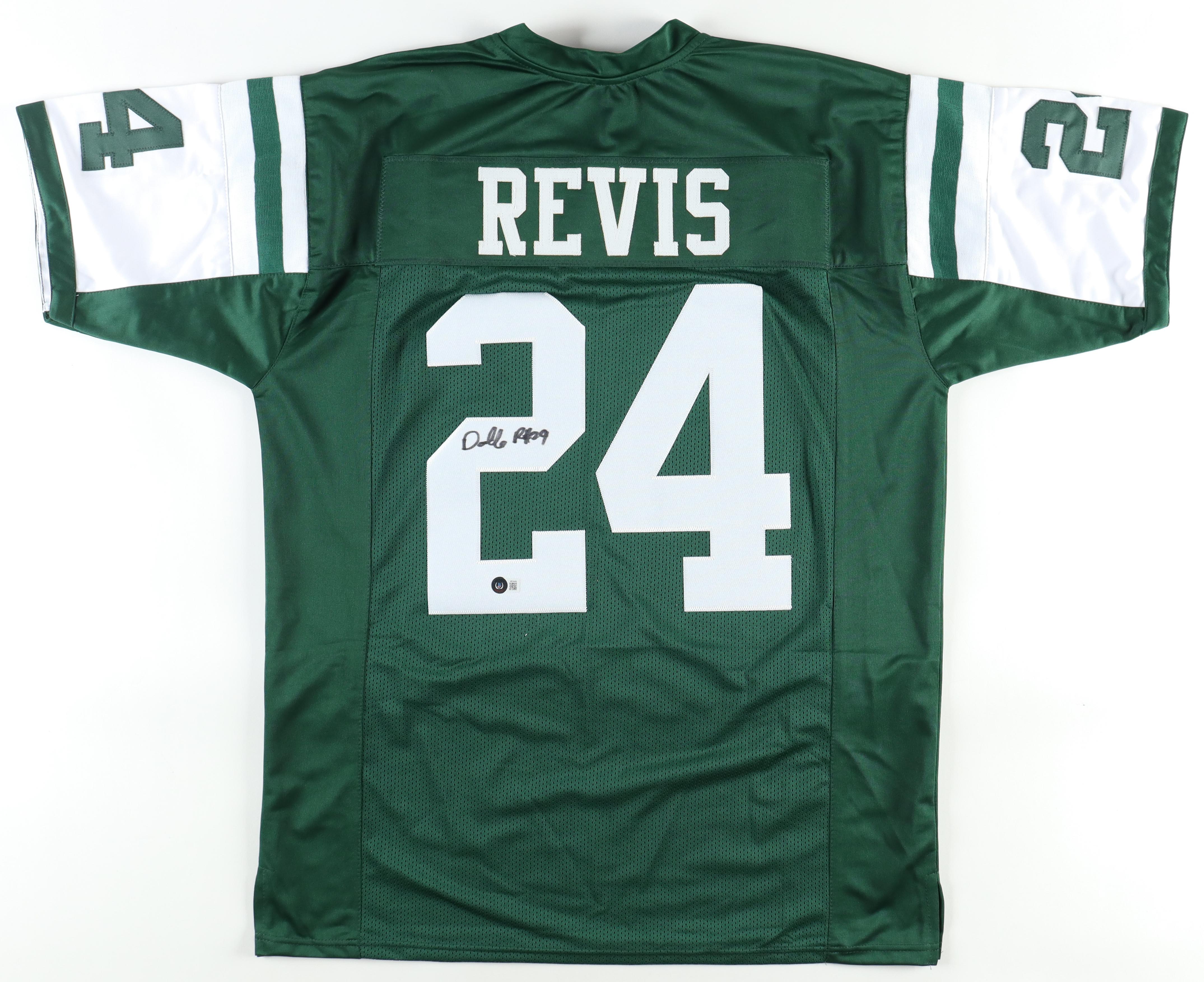 Darrelle Revis Signed Jersey (Beckett) at PristineAuction.com Darrelle Revis Signed Jersey (Beckett) at PristineAuction.com