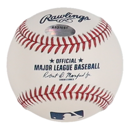 Frank Thomas Signed OML Baseball Inscribed "Big Hurt" (Schwartz) at PristineAuction.com Frank Thomas Signed OML Baseball Inscribed "Big Hurt" (Schwartz) at PristineAuction.com