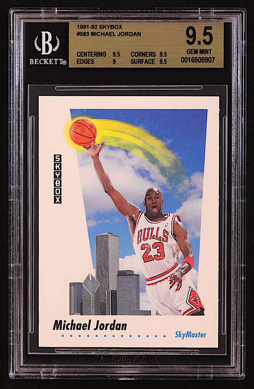 Michael Jordan 1991-92 SkyBox #583 SM (BGS 9.5) at PristineAuction.com Michael Jordan 1991-92 SkyBox #583 SM (BGS 9.5) at PristineAuction.com