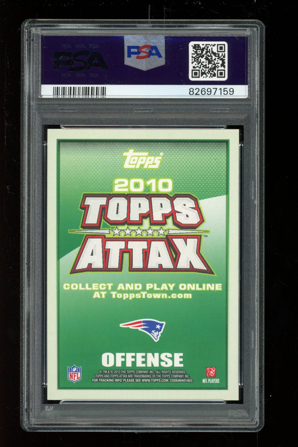 Tom Brady 2010 Topps Attax Code Cards #7 (PSA 9) at PristineAuction.com Tom Brady 2010 Topps Attax Code Cards #7 (PSA 9) at PristineAuction.com