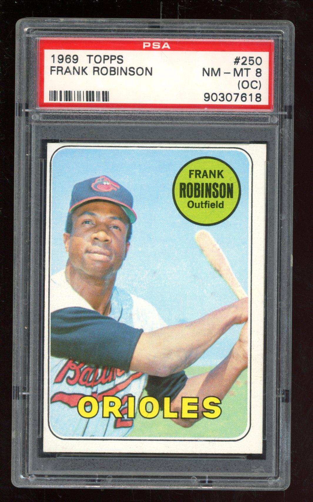 Frank Robinson 1969 Topps #250 (PSA 8) (OC) at PristineAuction.com Frank Robinson 1969 Topps #250 (PSA 8) (OC) at PristineAuction.com