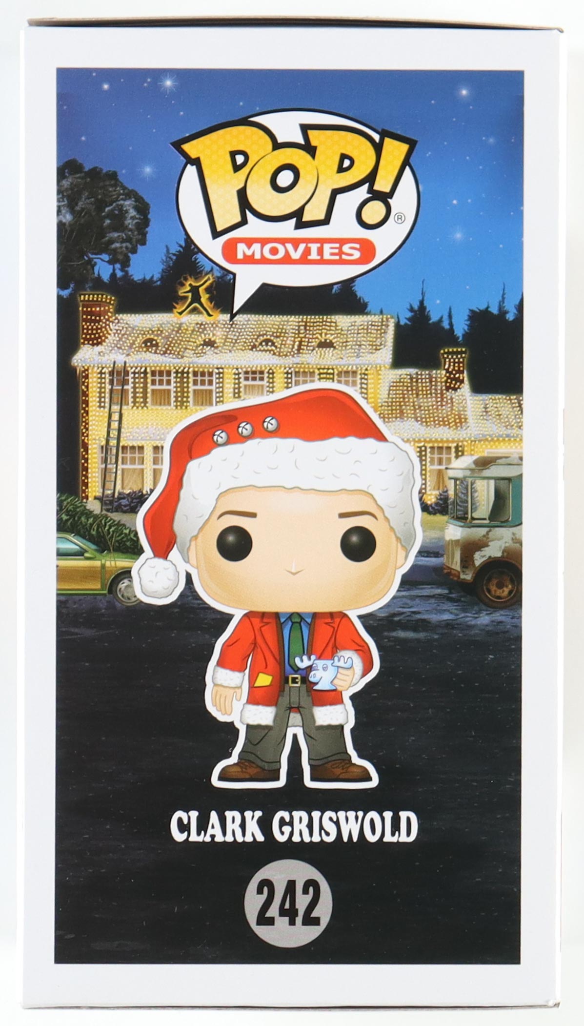 Chevy Chase Signed "National Lampoon's Christmas Vacation" #242 Clark Griswold Funko Pop! Vinyl Figure (JSA) at PristineAuction.com Chevy Chase Signed "National Lampoon's Christmas Vacation" #242 Clark Griswold Funko Pop! Vinyl Figure (JSA) at PristineAuction.com