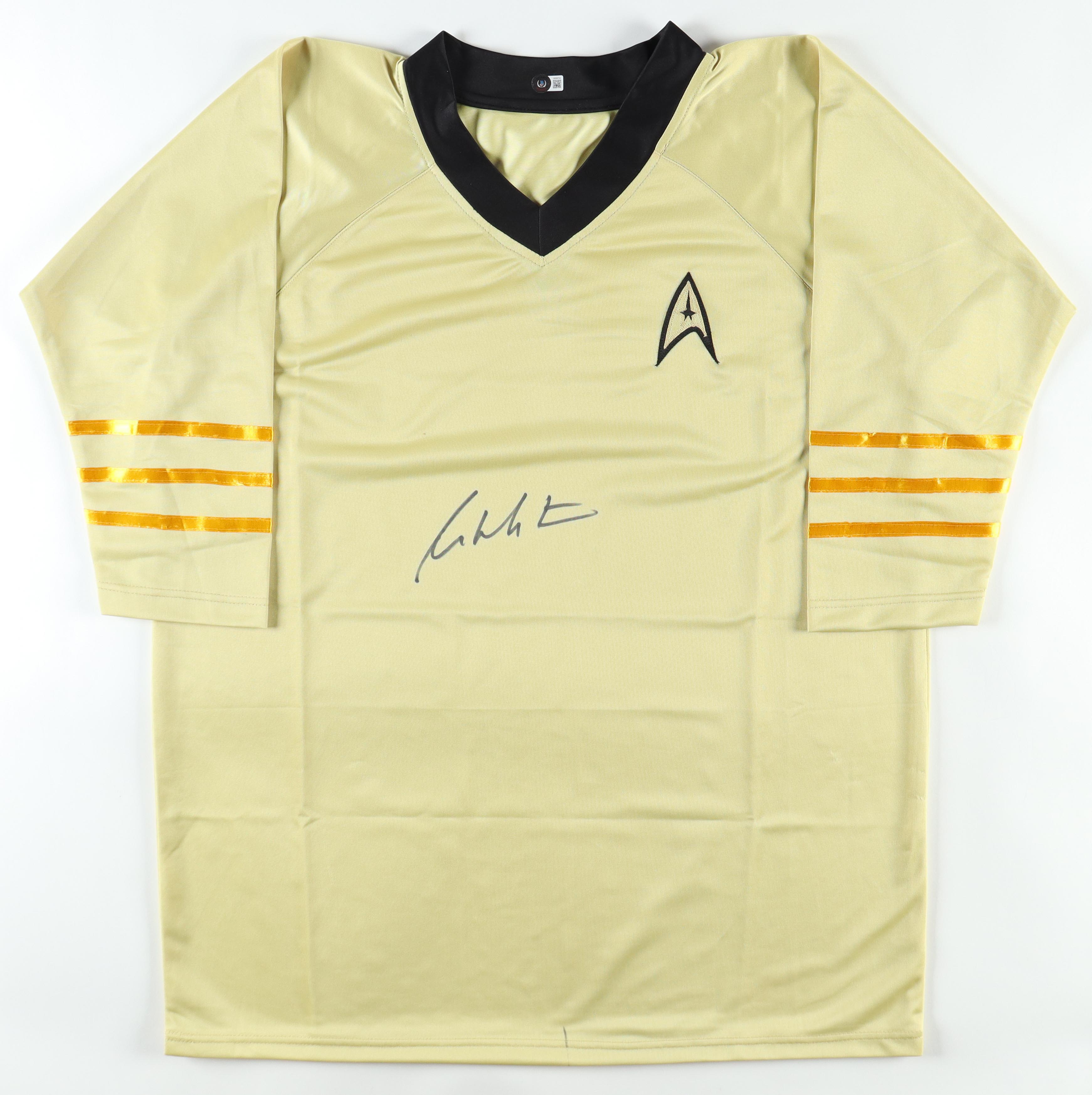 William Shatner Signed "Star Trek" Uniform (Beckett) at PristineAuction.com William Shatner Signed "Star Trek" Uniform (Beckett) at PristineAuction.com