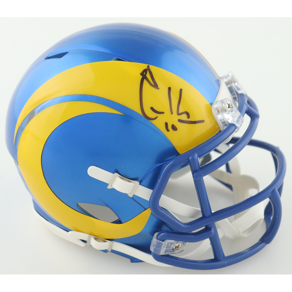 Cooper Kupp Signed Rams Speed Mini Helmet (PSA) Pristine Auction