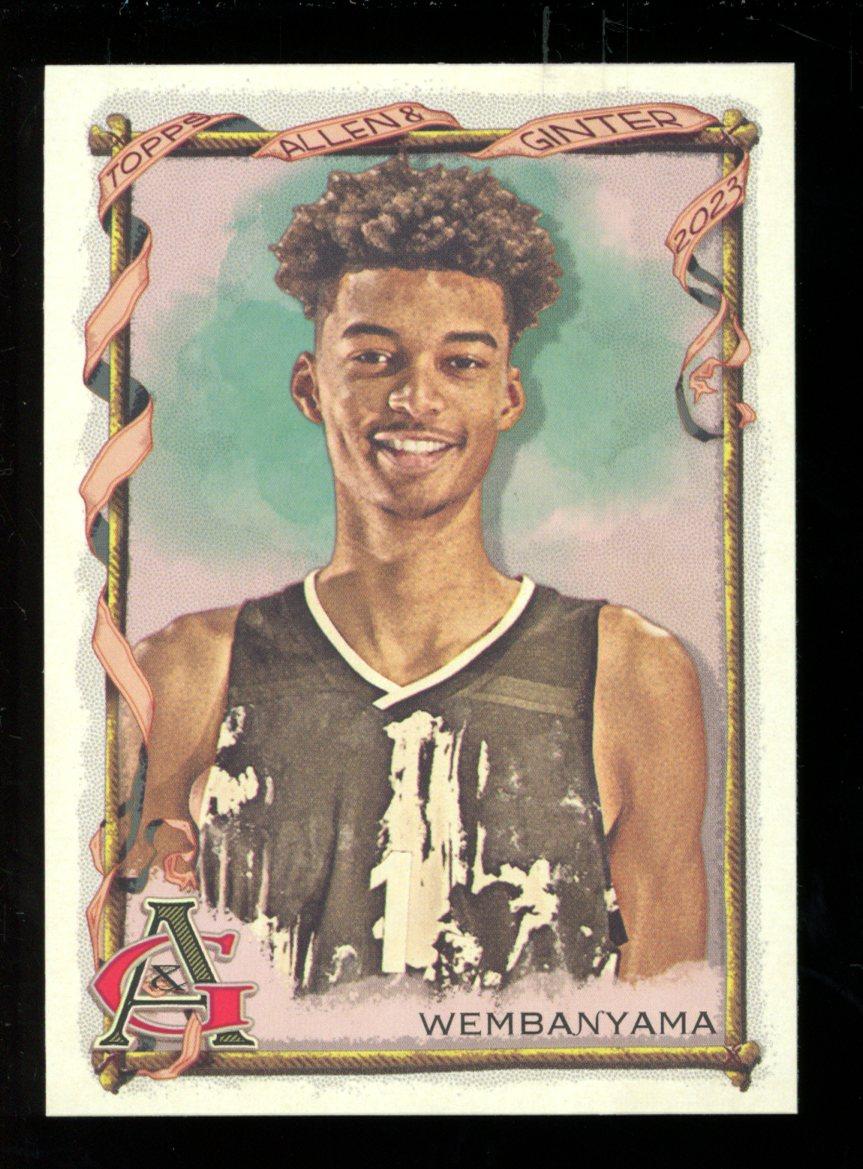 Victor Wembanyama 2023 Topps Allen and Ginter #271 RC at PristineAuction.com Victor Wembanyama 2023 Topps Allen and Ginter #271 RC at PristineAuction.com