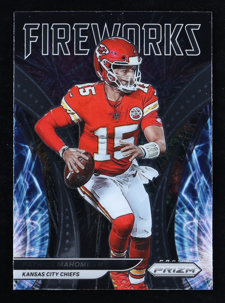 Patrick Mahomes II 2021 Panini Prizm Fireworks #15 at PristineAuction.com Patrick Mahomes II 2021 Panini Prizm Fireworks #15 at PristineAuction.com