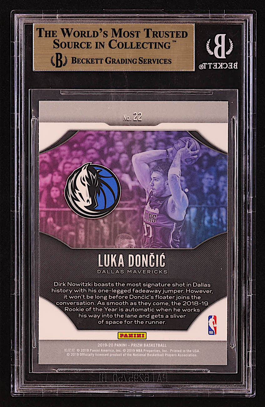 Luka Doncic 2019-20 Panini Prizm Fireworks #22 (BGS 9.5) at PristineAuction.com Luka Doncic 2019-20 Panini Prizm Fireworks #22 (BGS 9.5) at PristineAuction.com