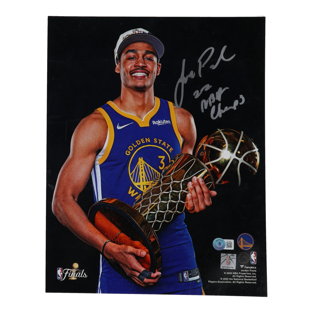 2024-25 Panini NBA Hoops Jordan Poole PREMIUM Stock #190