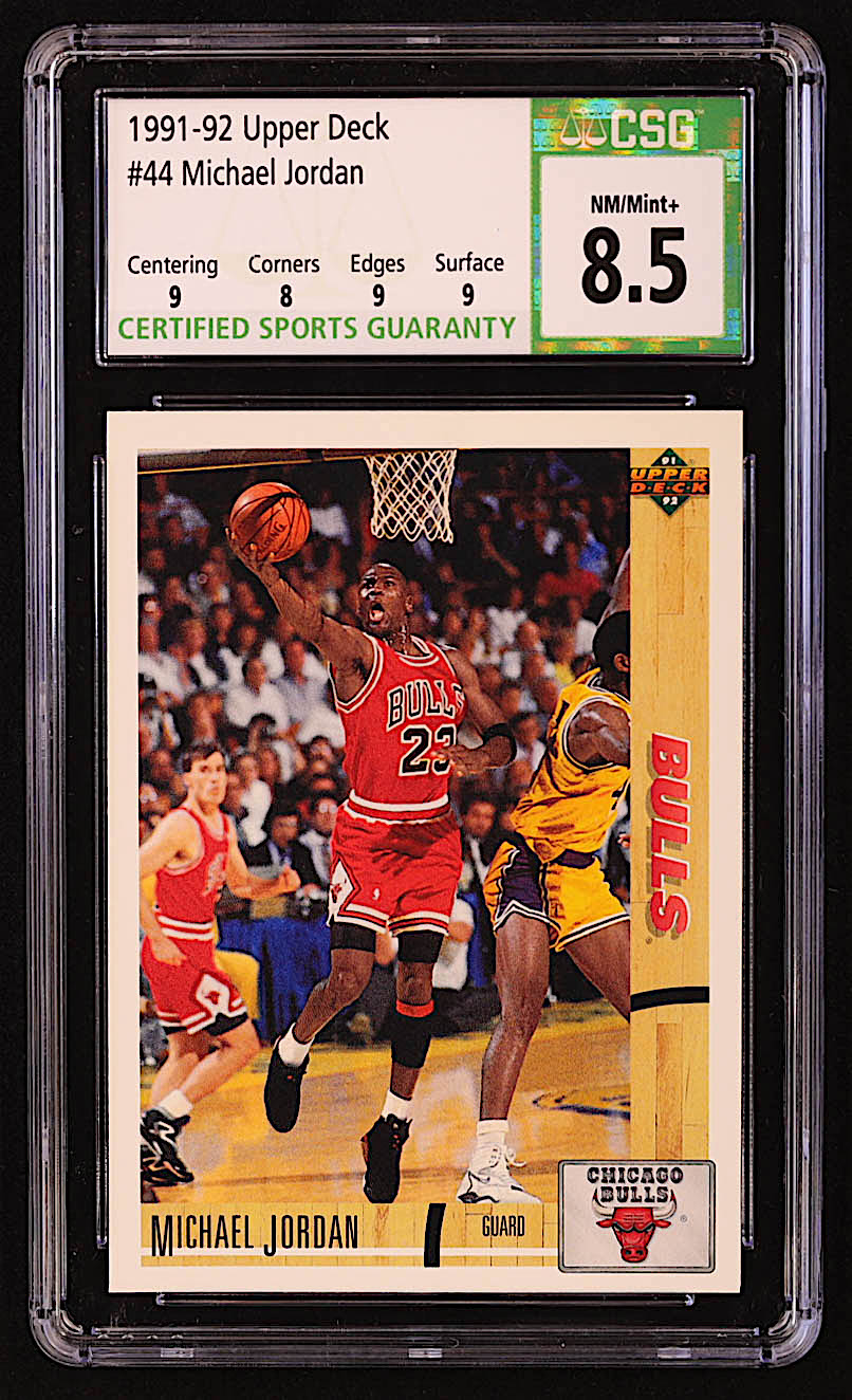 Michael Jordan 1991-92 Upper Deck #44 (CSG 8.5) at PristineAuction.com Michael Jordan 1991-92 Upper Deck #44 (CSG 8.5) at PristineAuction.com