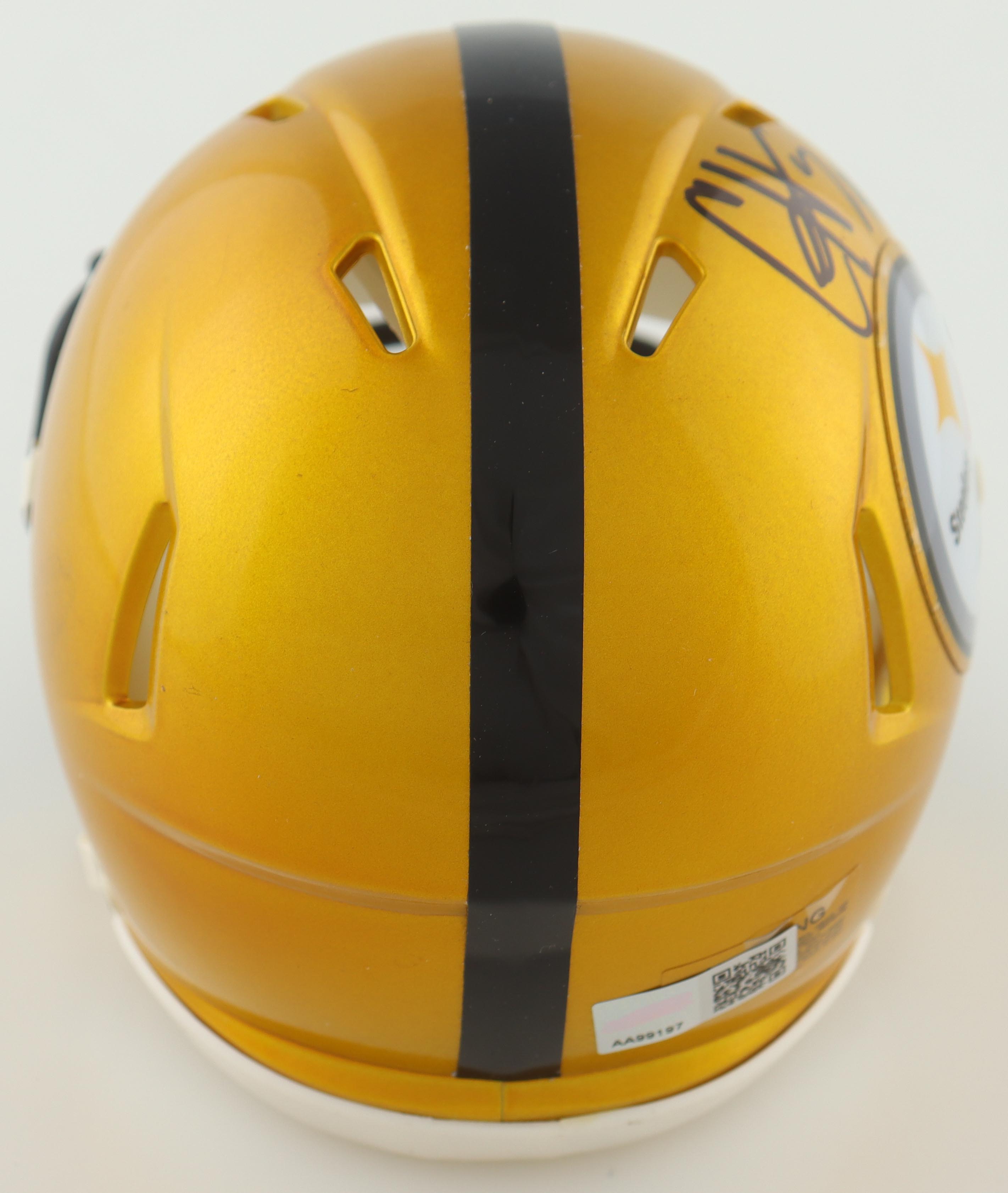 Cole Holcomb Signed Steelers Flash Alternative Speed Mini Helmet (TSE) at PristineAuction.com Cole Holcomb Signed Steelers Flash Alternative Speed Mini Helmet (TSE) at PristineAuction.com