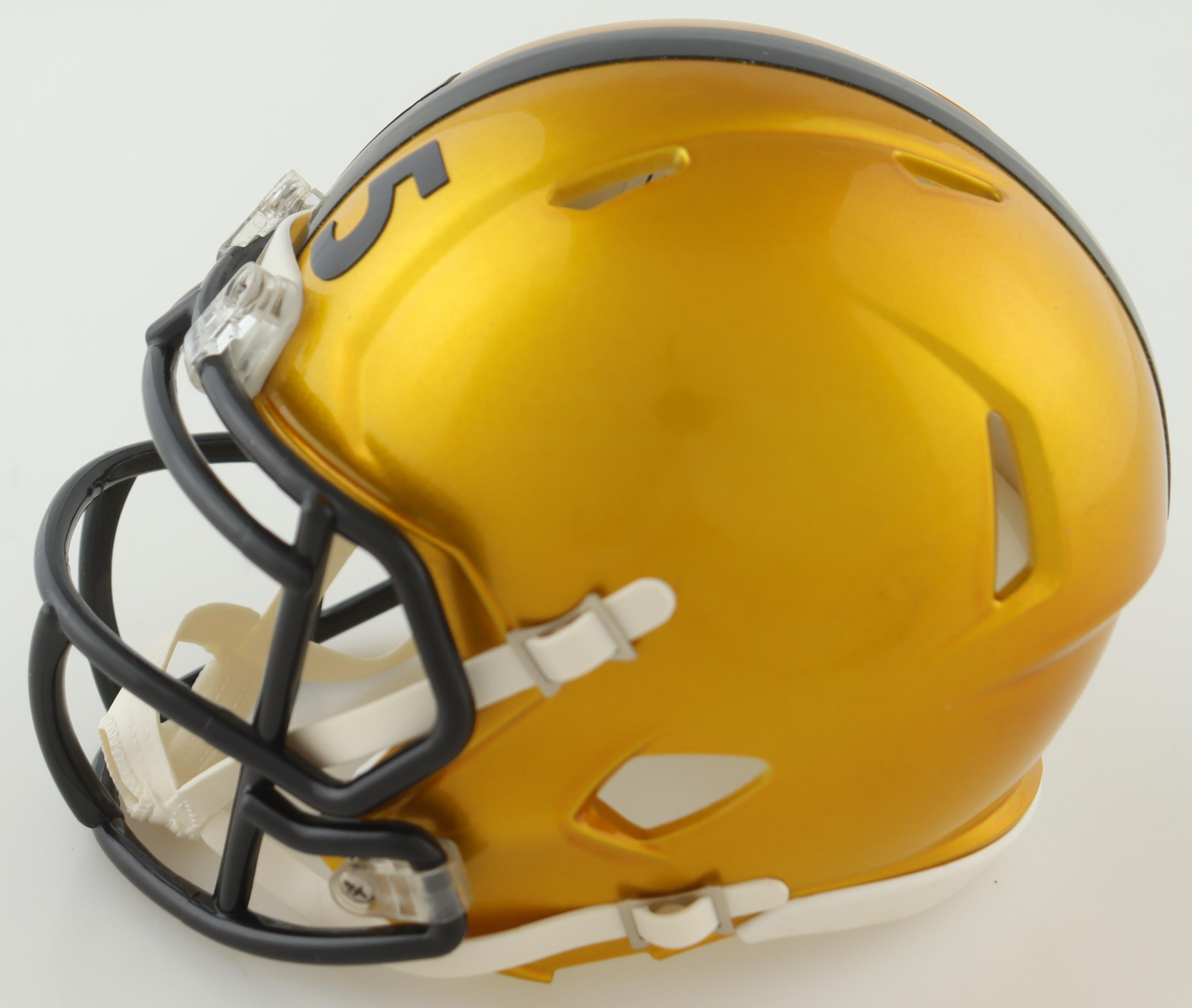 Cole Holcomb Signed Steelers Flash Alternative Speed Mini Helmet (TSE) at PristineAuction.com Cole Holcomb Signed Steelers Flash Alternative Speed Mini Helmet (TSE) at PristineAuction.com