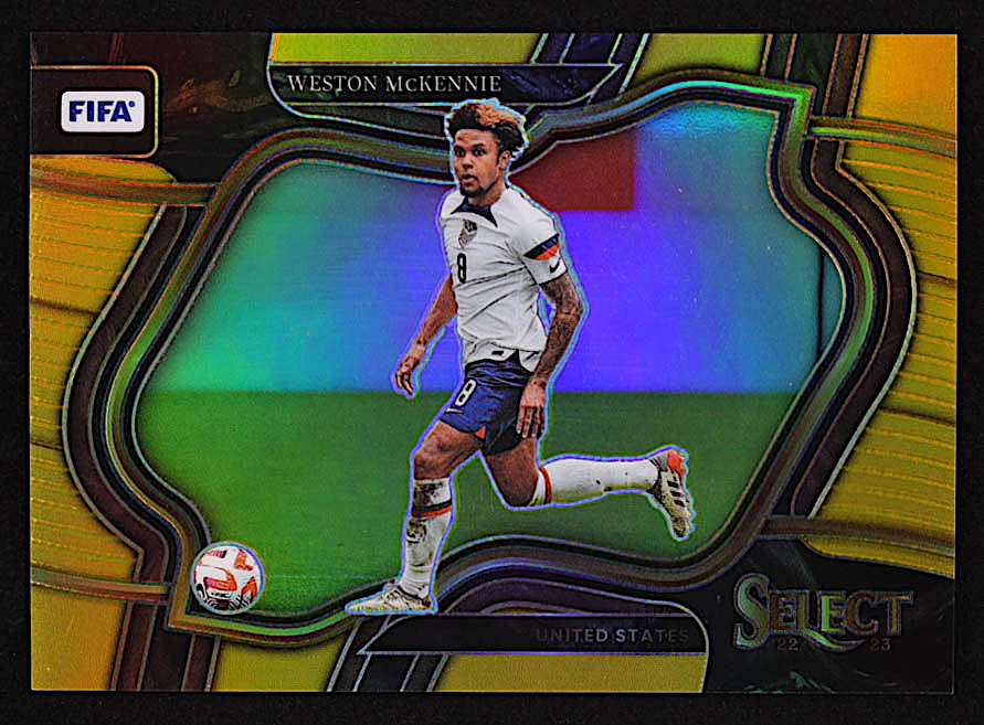 Weston McKennie 2022-23 Select FIFA Gold #247 #02/10 at PristineAuction.com Weston McKennie 2022-23 Select FIFA Gold #247 #02/10 at PristineAuction.com