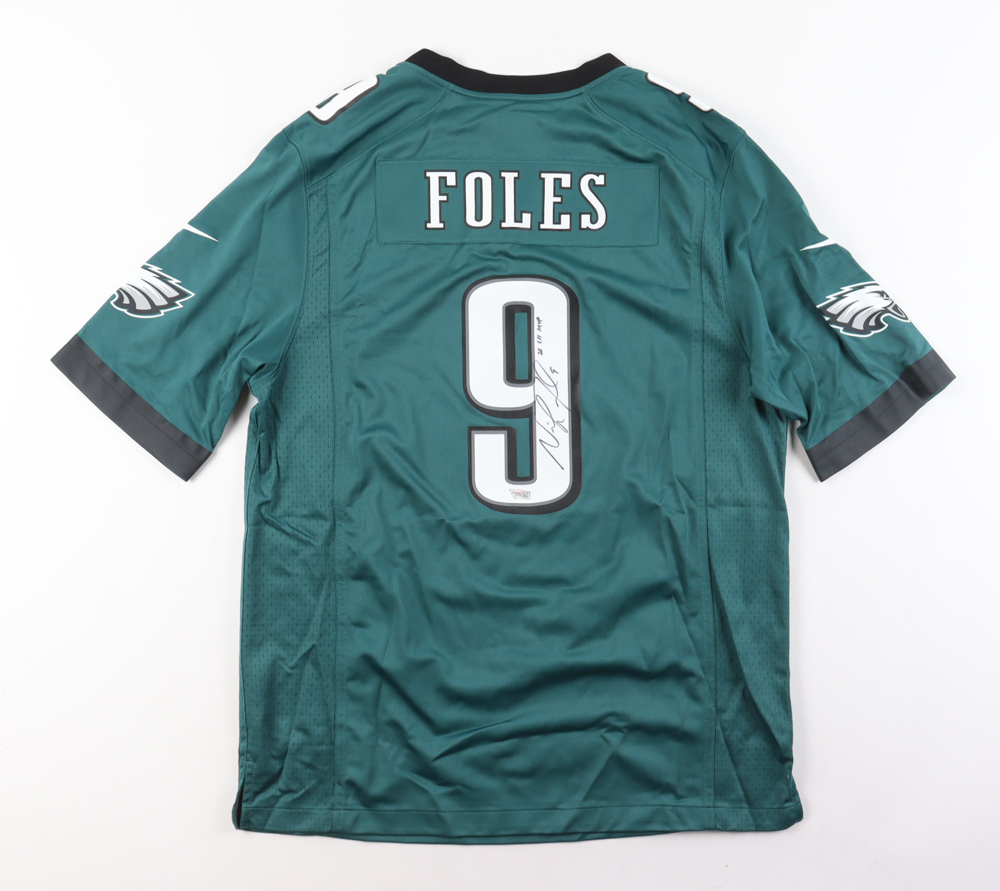 Nick Foles Signed Eagles Jersey Inscribed "SB LII MVP" (Fanatics) at PristineAuction.com Nick Foles Signed Eagles Jersey Inscribed "SB LII MVP" (Fanatics) at PristineAuction.com
