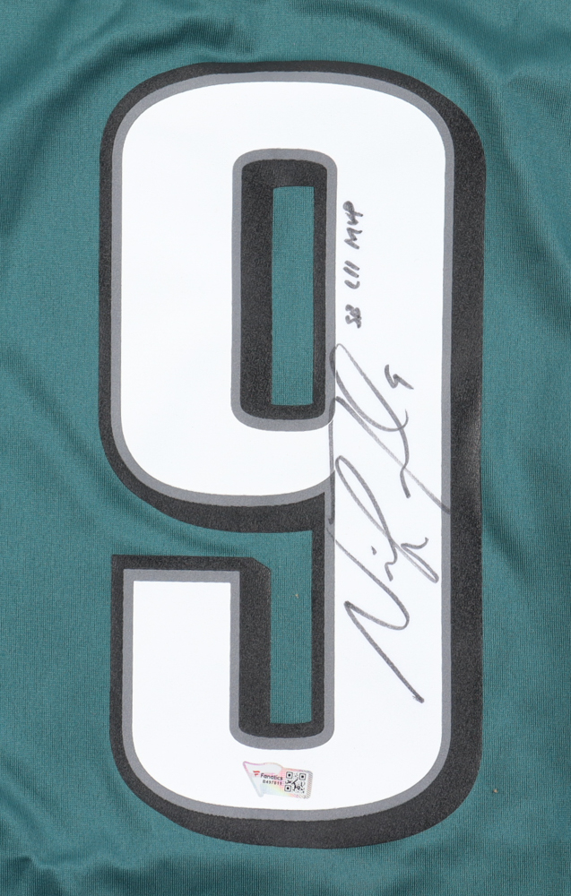Nick Foles Signed Eagles Jersey Inscribed "SB LII MVP" (Fanatics) at PristineAuction.com Nick Foles Signed Eagles Jersey Inscribed "SB LII MVP" (Fanatics) at PristineAuction.com
