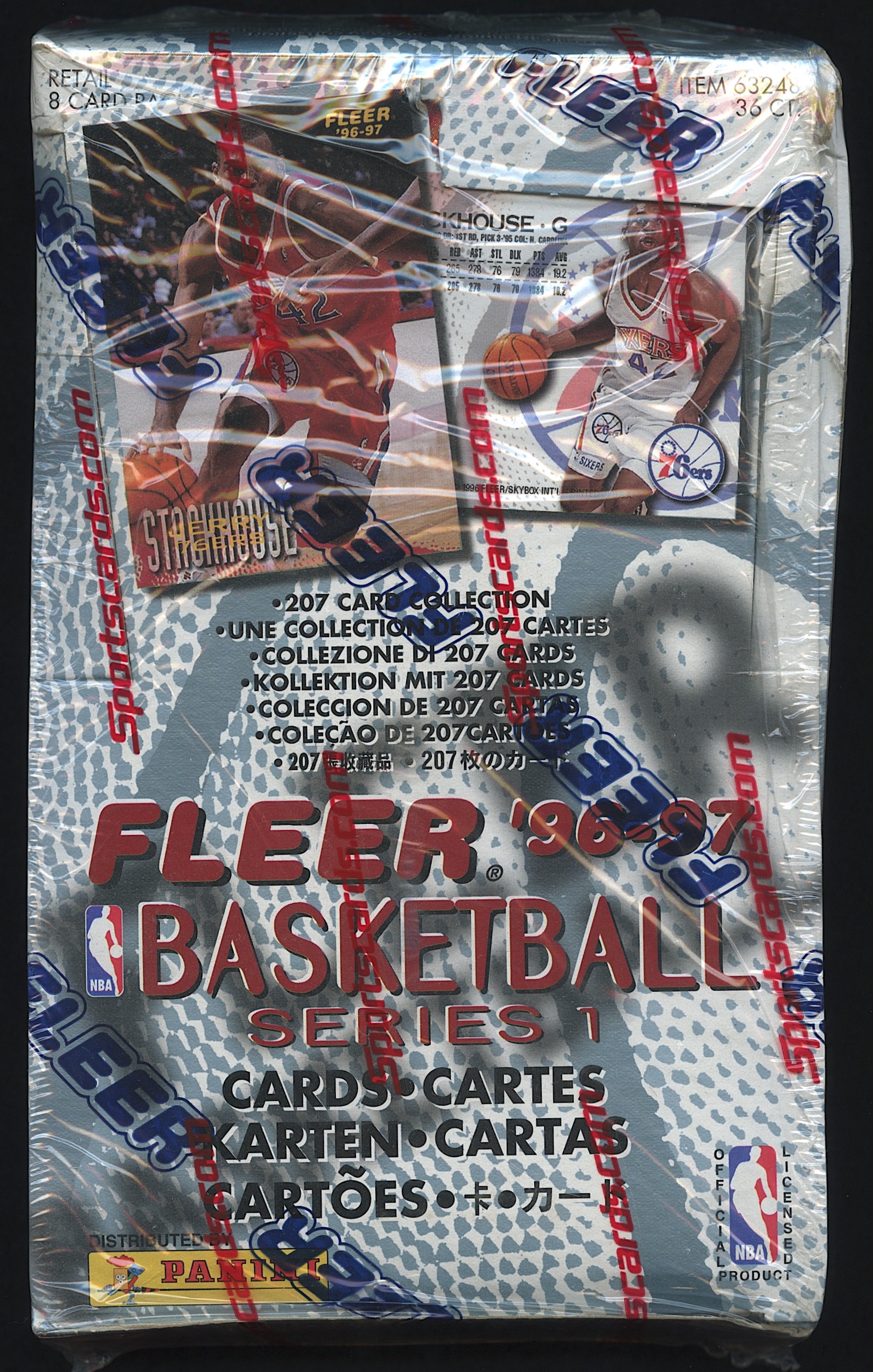 1996-97 Fleer Series 1 Basketball Hobby Box (Euro Edition) at PristineAuction.com 1996-97 Fleer Series 1 Basketball Hobby Box (Euro Edition) at PristineAuction.com