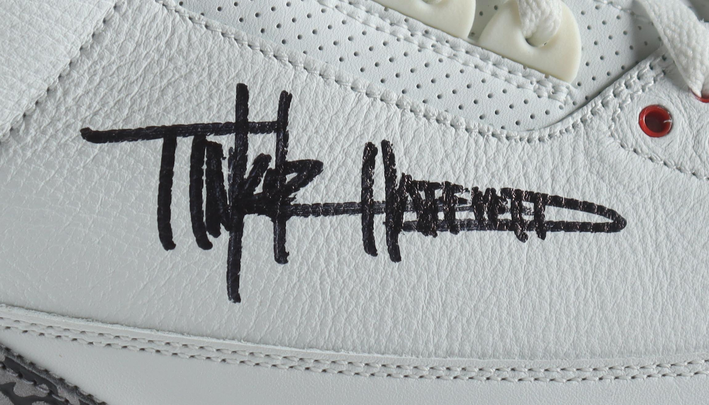 tinker hatfield signed shoes