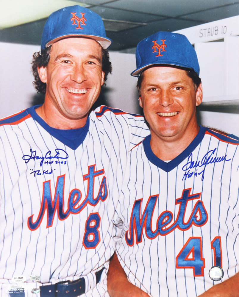 Gary Carter & Tom Seaver Signed Mets 16x20 Photo Inscribed "HOF 2003," "HOF '92" & "The Kid" (JSA, Fanatics & Carter) at PristineAuction.com Gary Carter & Tom Seaver Signed Mets 16x20 Photo Inscribed "HOF 2003," "HOF '92" & "The Kid" (JSA, Fanatics & Carter) at PristineAuction.com