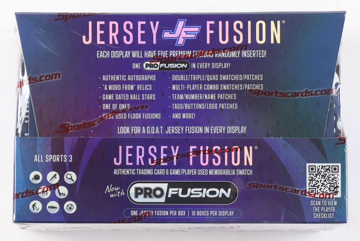 2024 Jersey Fusion All Sports Series 3 Case (10 Boxes) at PristineAuction.com 2024 Jersey Fusion All Sports Series 3 Case (10 Boxes) at PristineAuction.com