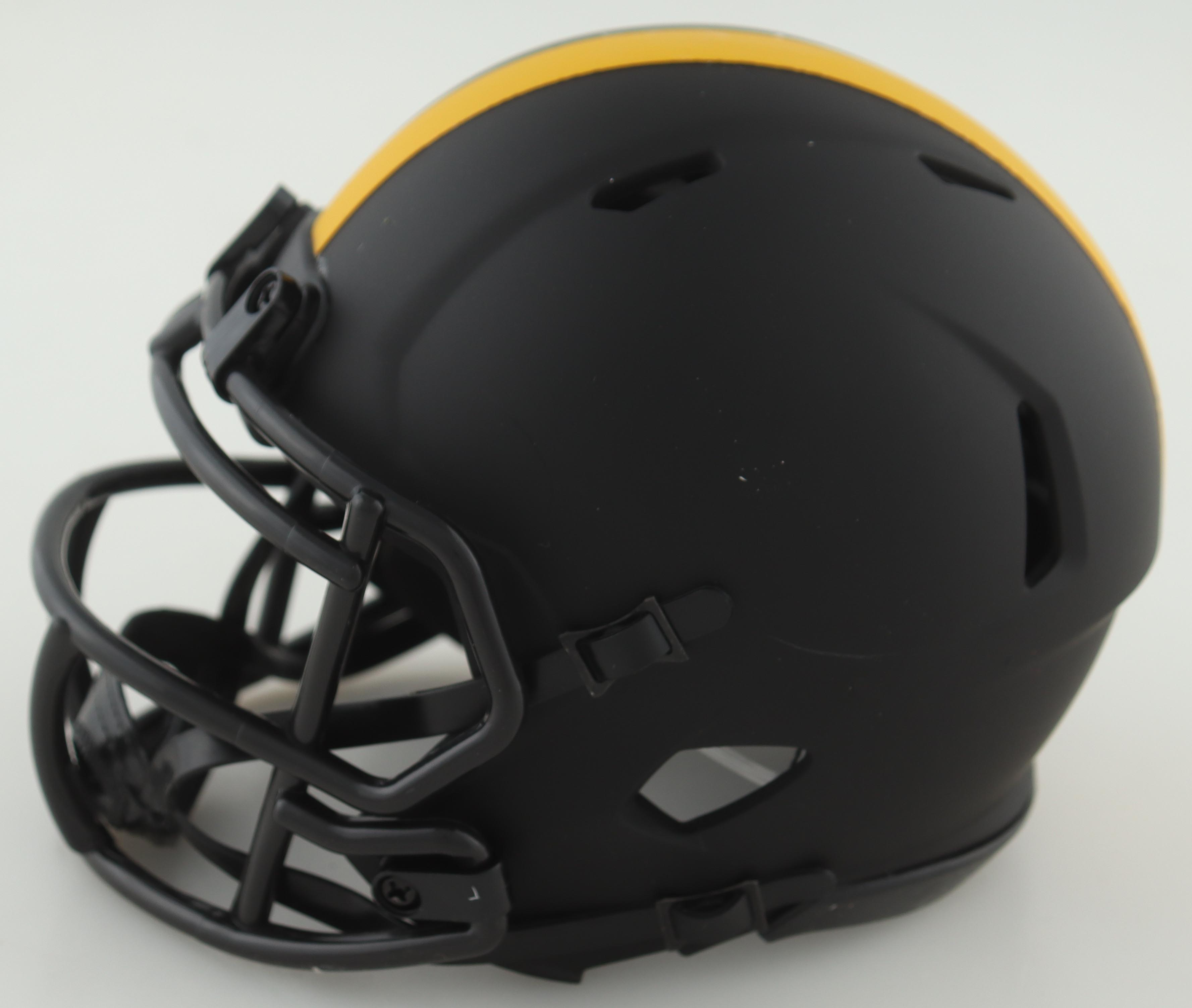 Bill Cowher Signed Steelers Eclipse Alternate Speed Mini Helmet (TSE) at PristineAuction.com Bill Cowher Signed Steelers Eclipse Alternate Speed Mini Helmet (TSE) at PristineAuction.com